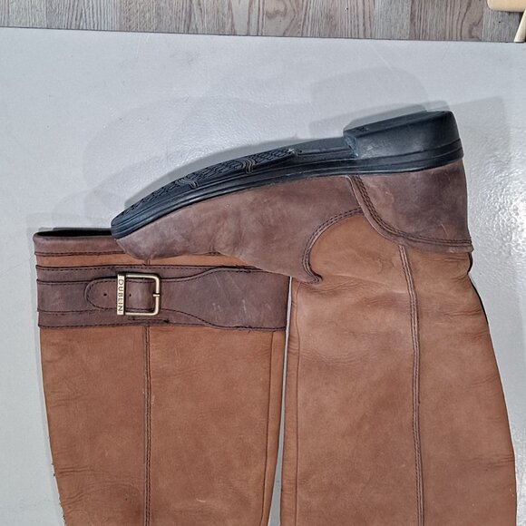 WOMEN'S DUBLIN ESTUARY TALL BOOTS SIZE 7 RUST/RED BRIAR BEAUTIFUL BOOTS - Picture 2 of 4